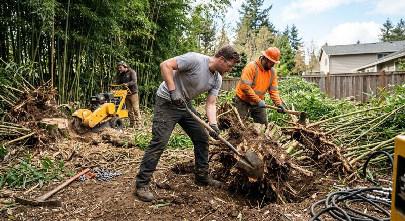 Bamboo Stump Removal in Prince Georges County, MD