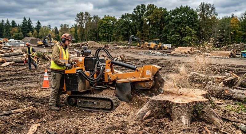 Commercial Stump Grinding in Prince Georges County, MD